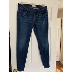 Madewell 8 in skinny Jeans sz32